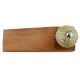 2 Pieces Mixed Circular Crackle Ceramic Wooden Door Stopper